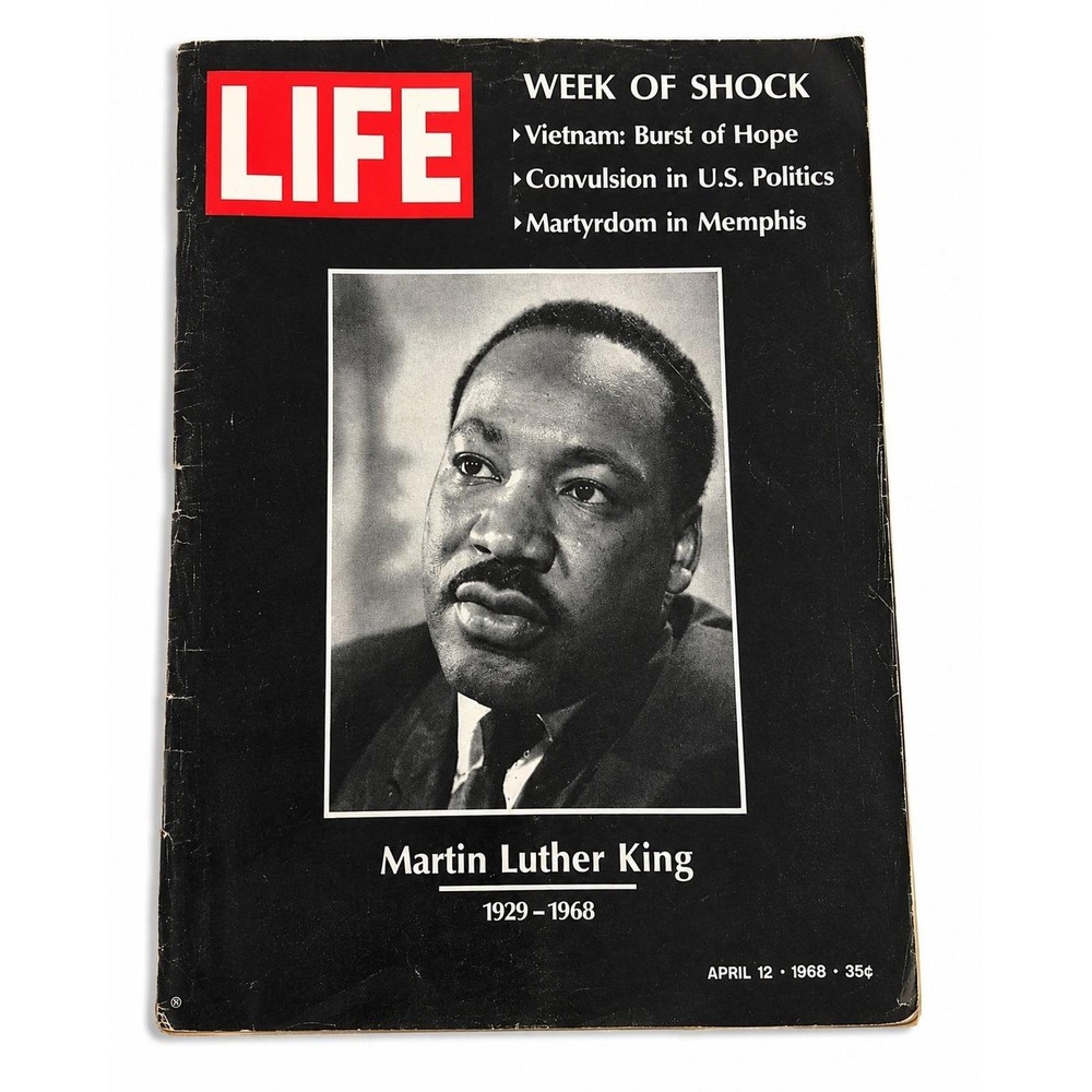 LIFE Magazine April 12 1968 Martin Luther King Jr MLK Week of Shock Vintage